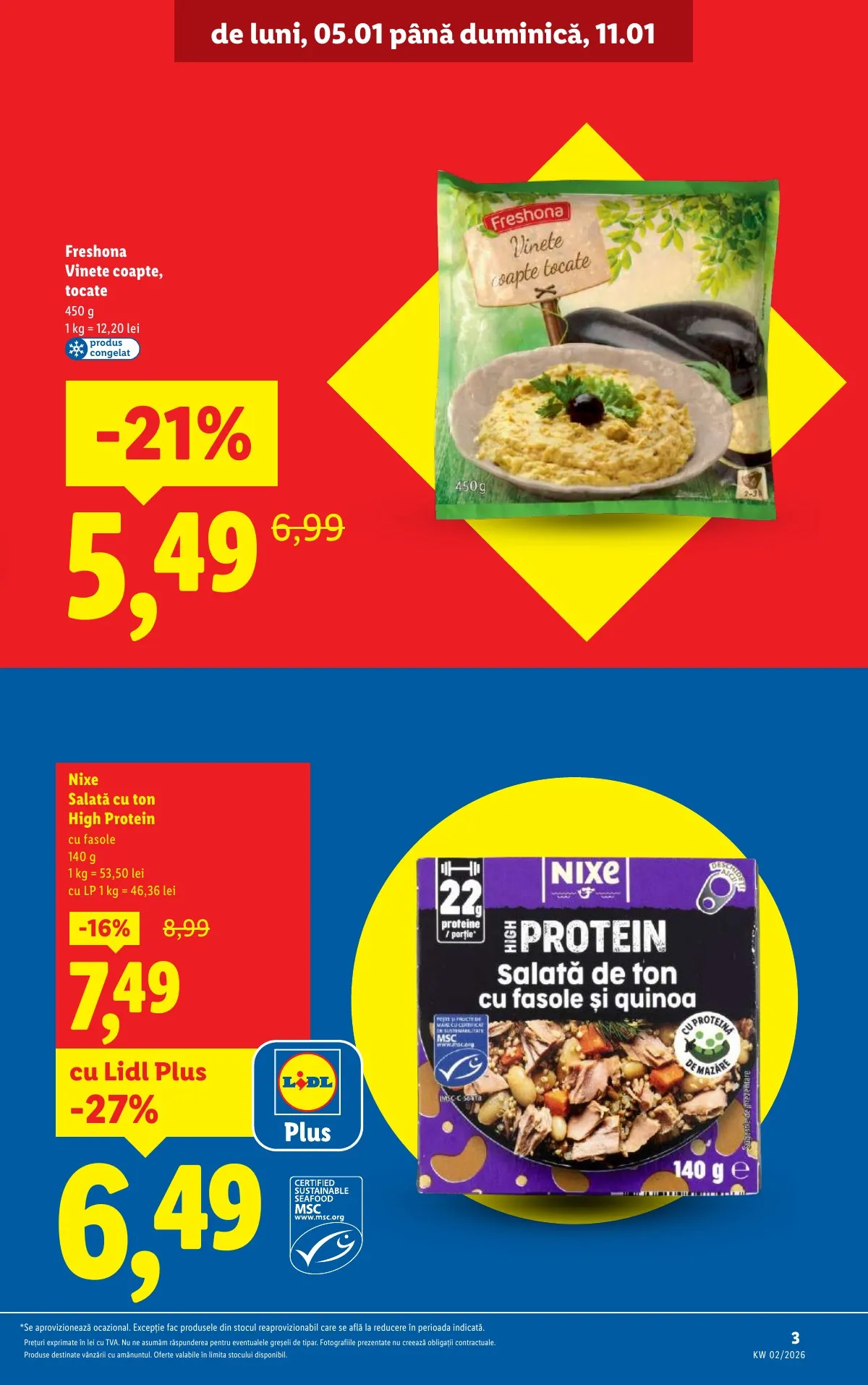 Lidl akciós újság Románia 01.05–01.11 – 3. oldal