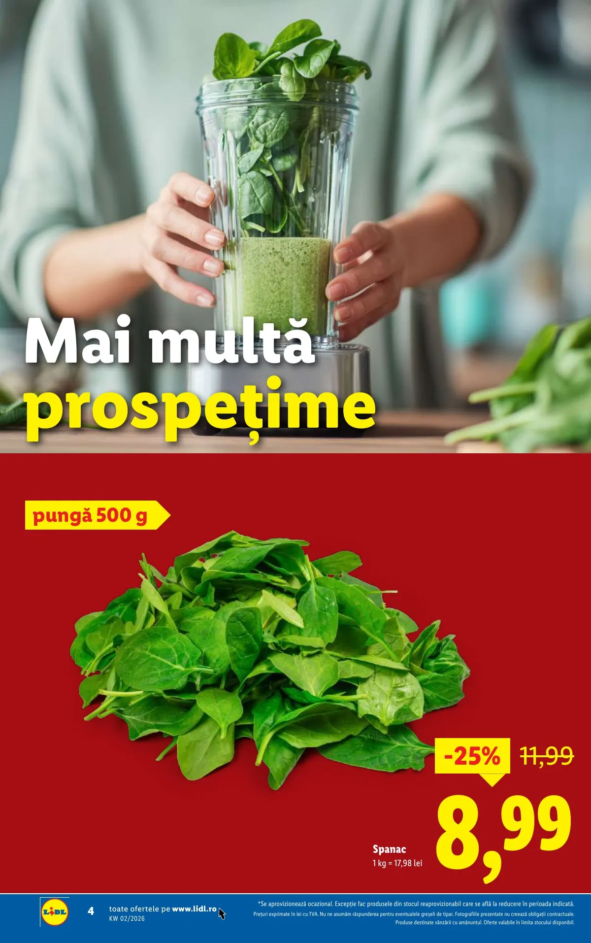 Lidl akciós újság Románia 01.05–01.11 – 4. oldal