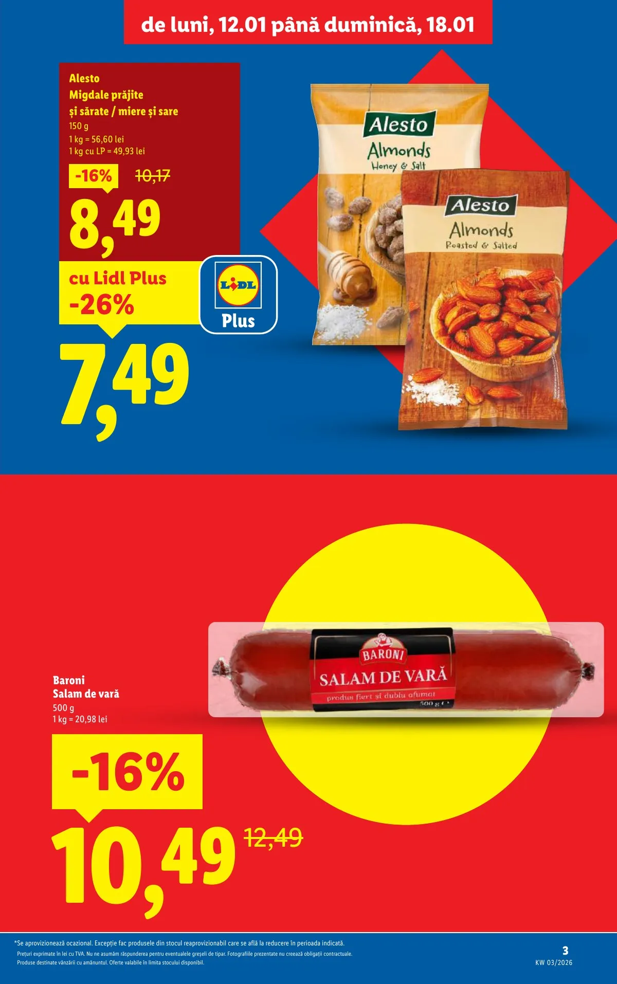 Lidl akciós újság Románia 01.12–01.18 – 3. oldal