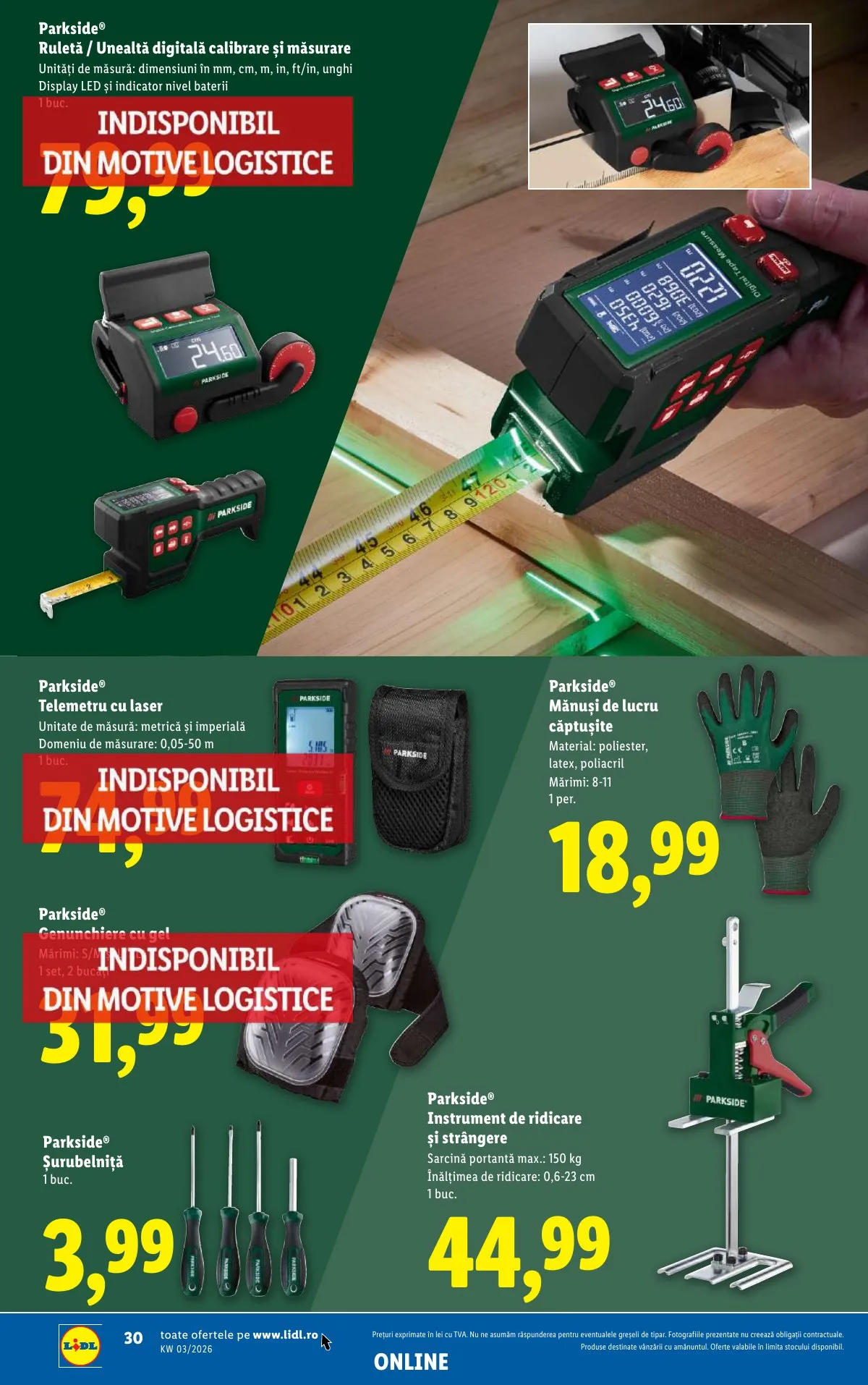 Lidl akciós újság Románia 01.12–01.18 – 30. oldal