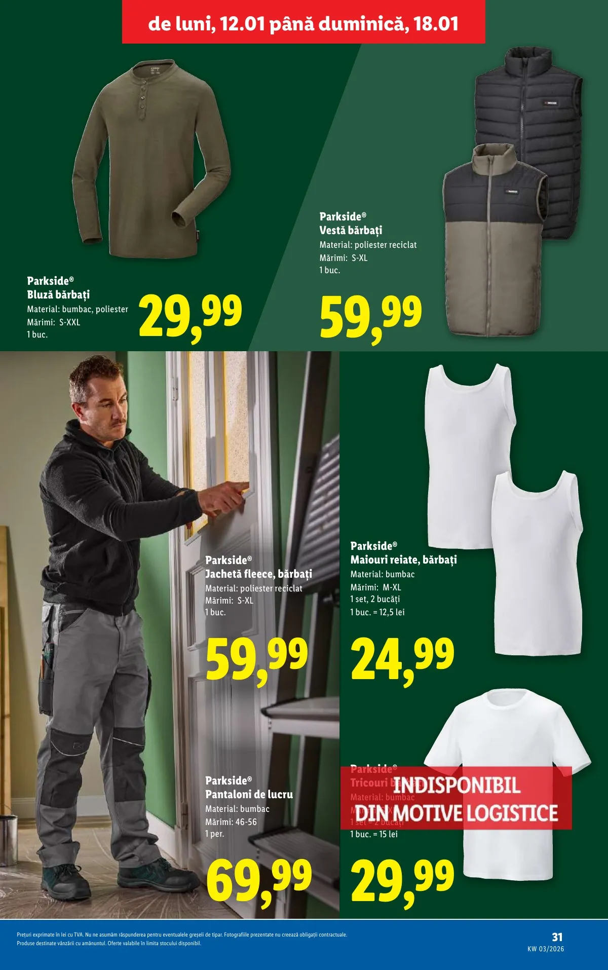 Lidl akciós újság Románia 01.12–01.18 – 31. oldal