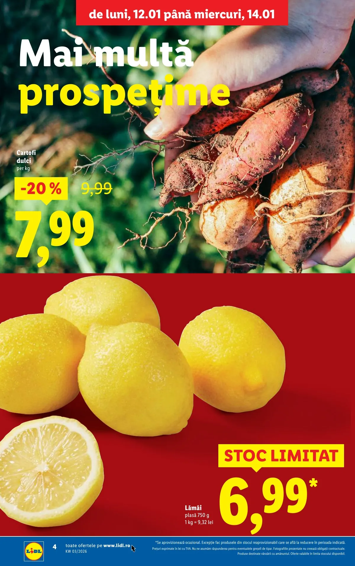 Lidl akciós újság Románia 01.12–01.18 – 4. oldal