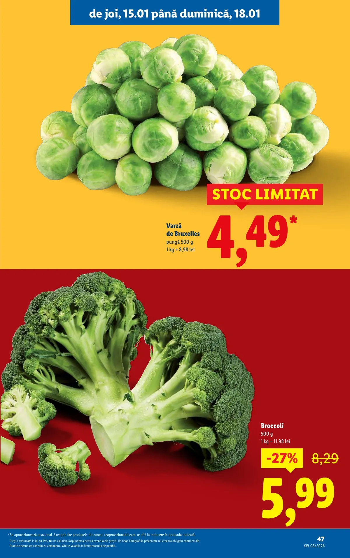 Lidl akciós újság Románia 01.12–01.18 – 47. oldal