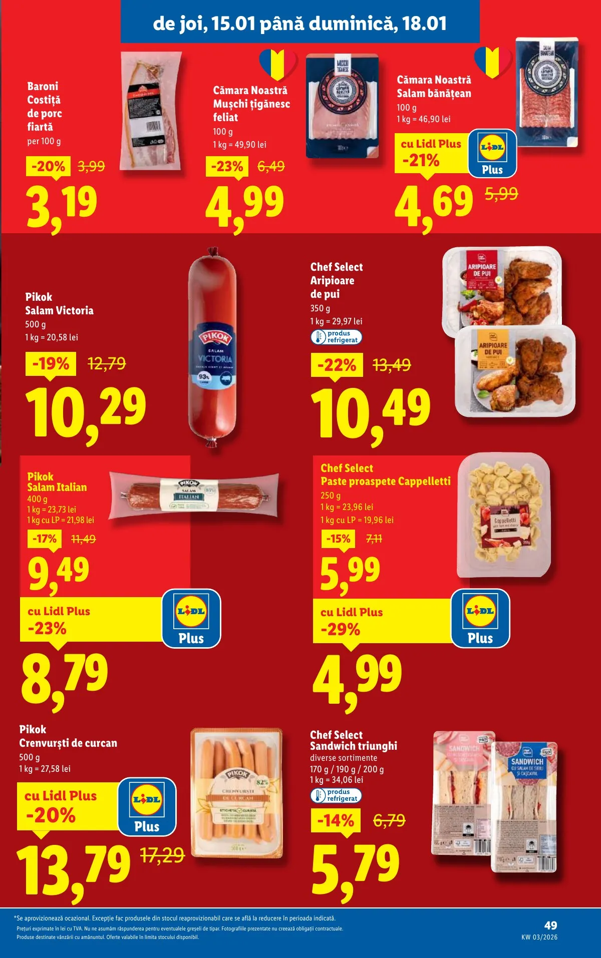 Lidl akciós újság Románia 01.12–01.18 – 49. oldal