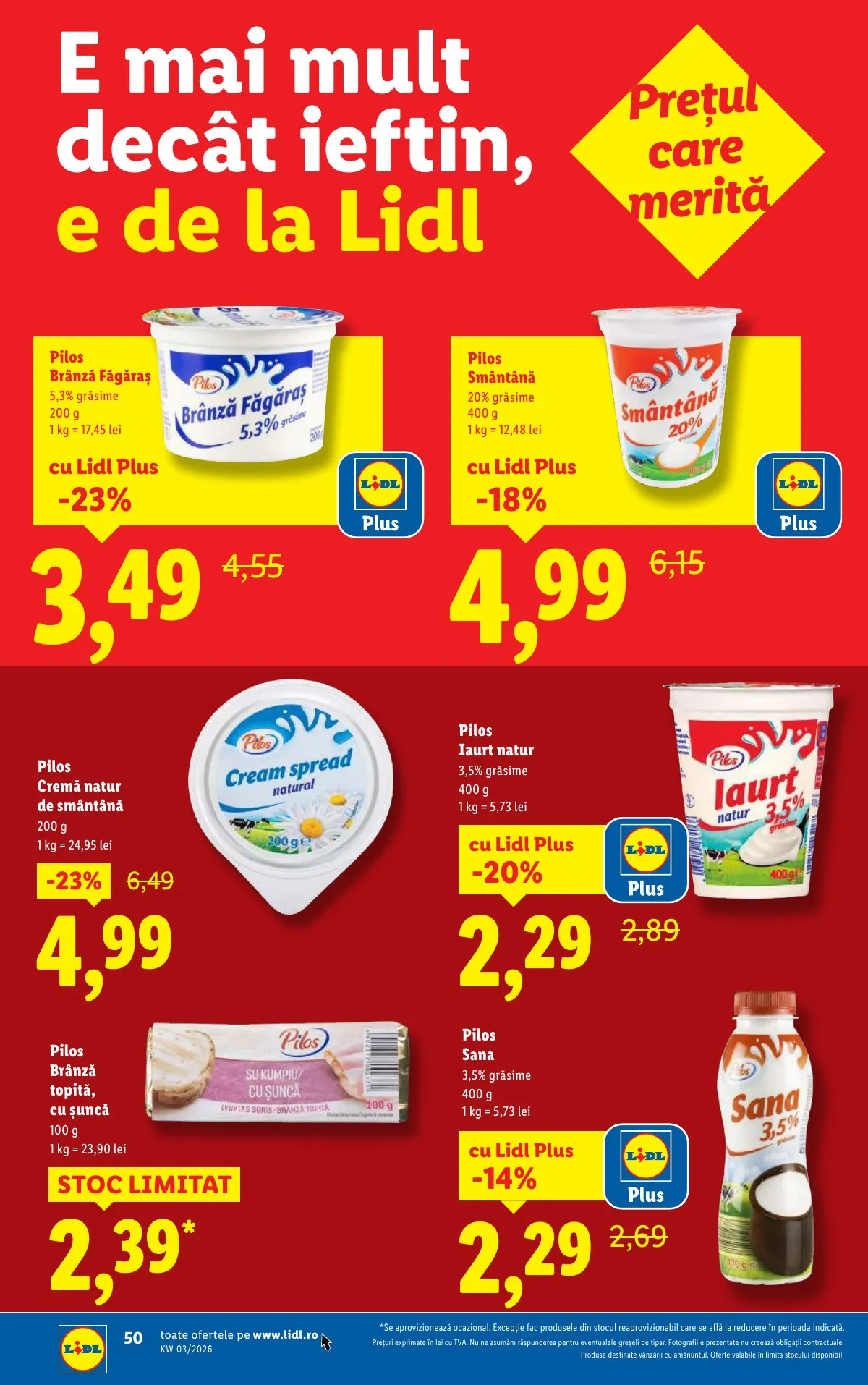 Lidl akciós újság Románia 01.12–01.18 – 50. oldal