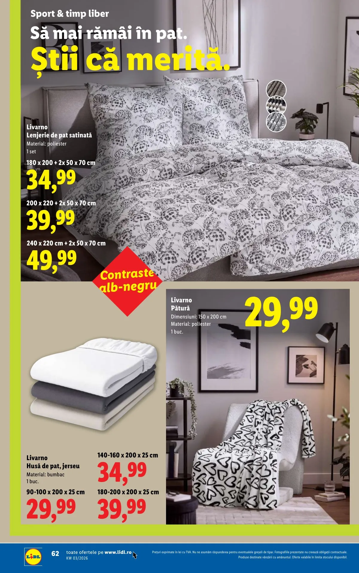 Lidl akciós újság Románia 01.12–01.18 – 62. oldal