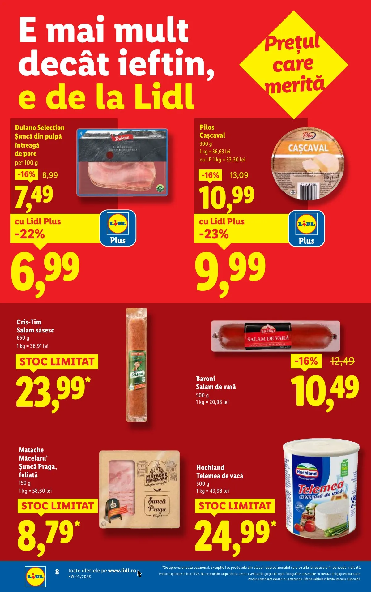Lidl akciós újság Románia 01.12–01.18 – 8. oldal