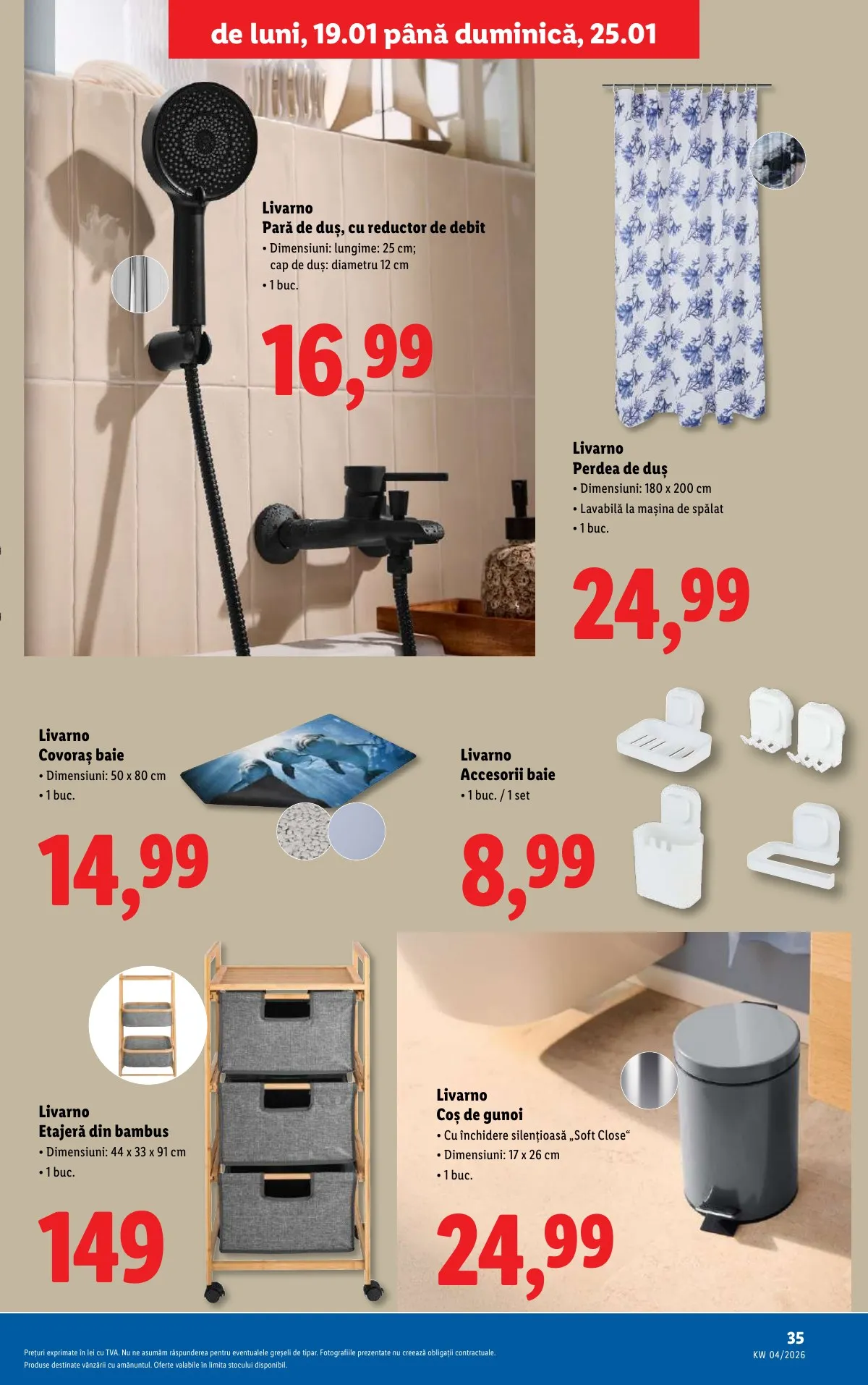 Lidl akciós újság Románia 01.19–01.25 – 35. oldal