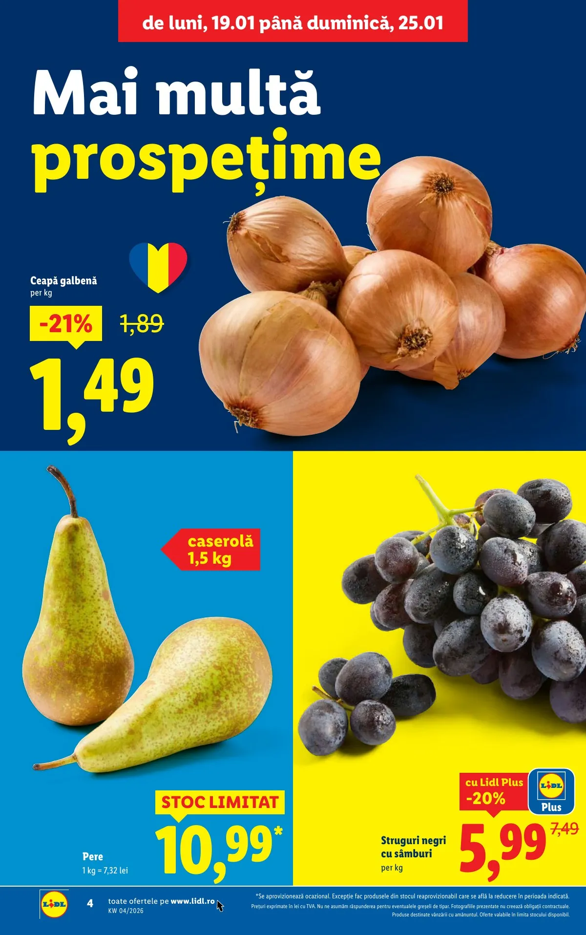 Lidl akciós újság Románia 01.19–01.25 – 4. oldal