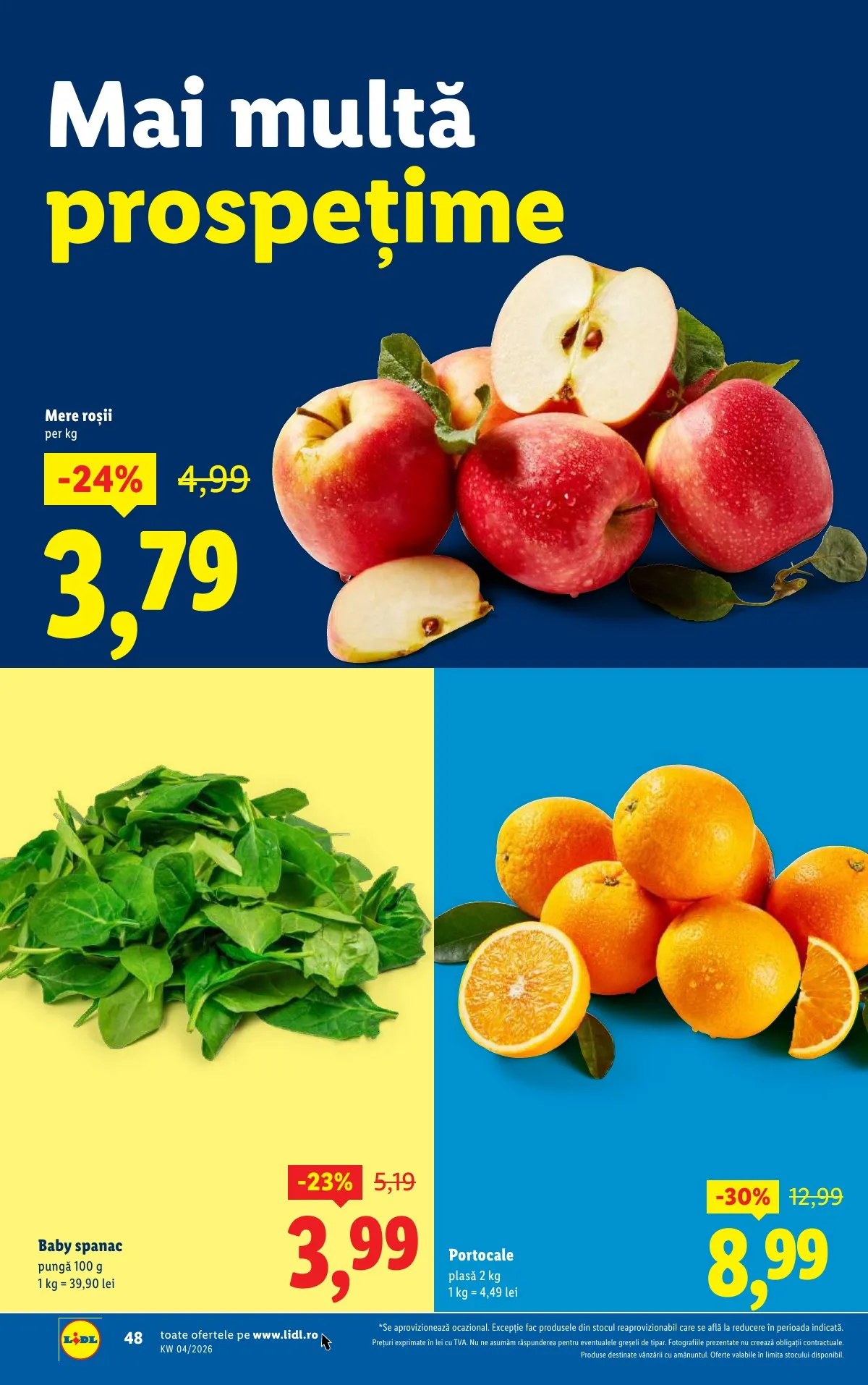 Lidl akciós újság Románia 01.19–01.25 – 48. oldal