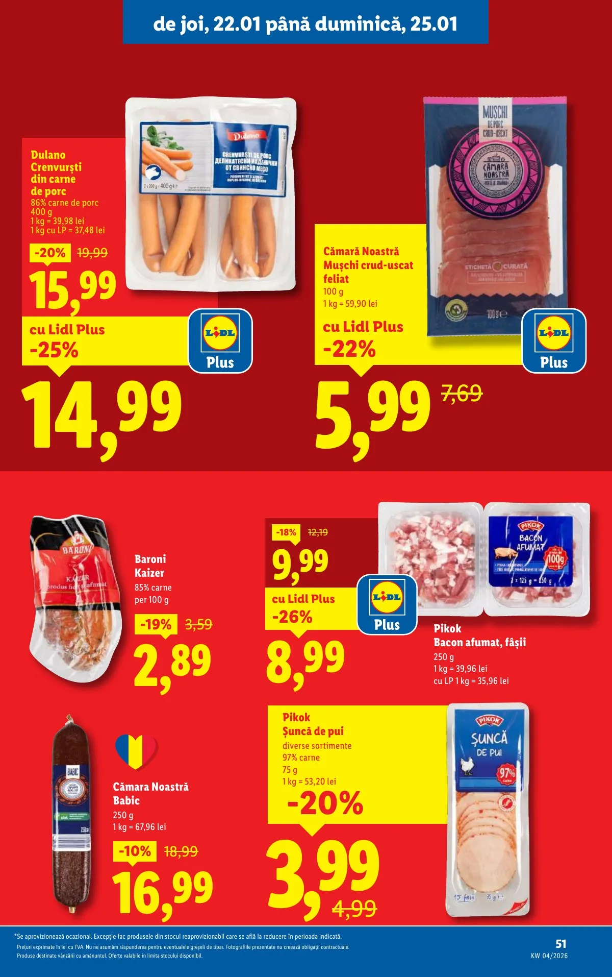 Lidl akciós újság Románia 01.19–01.25 – 51. oldal
