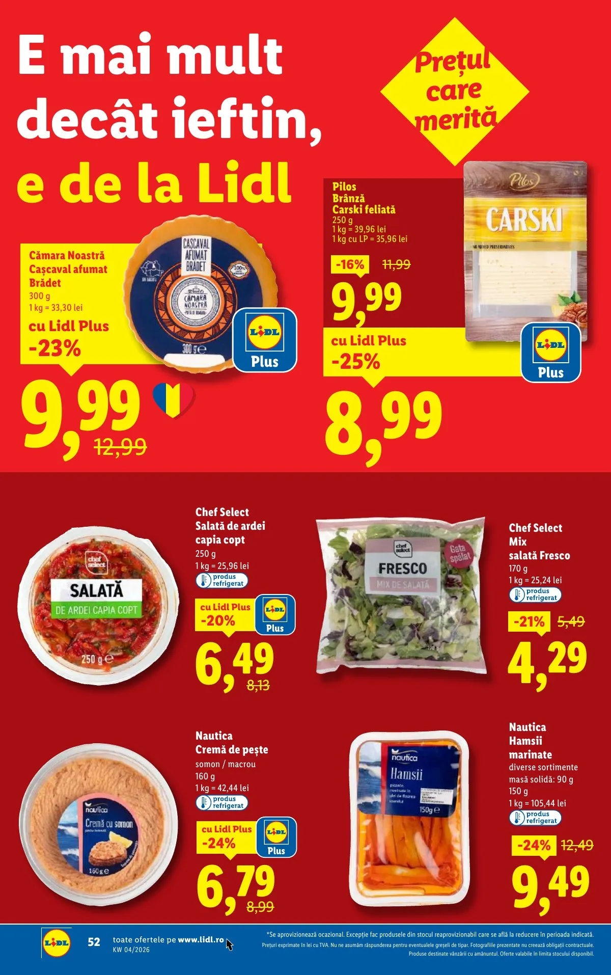 Lidl akciós újság Románia 01.19–01.25 – 52. oldal