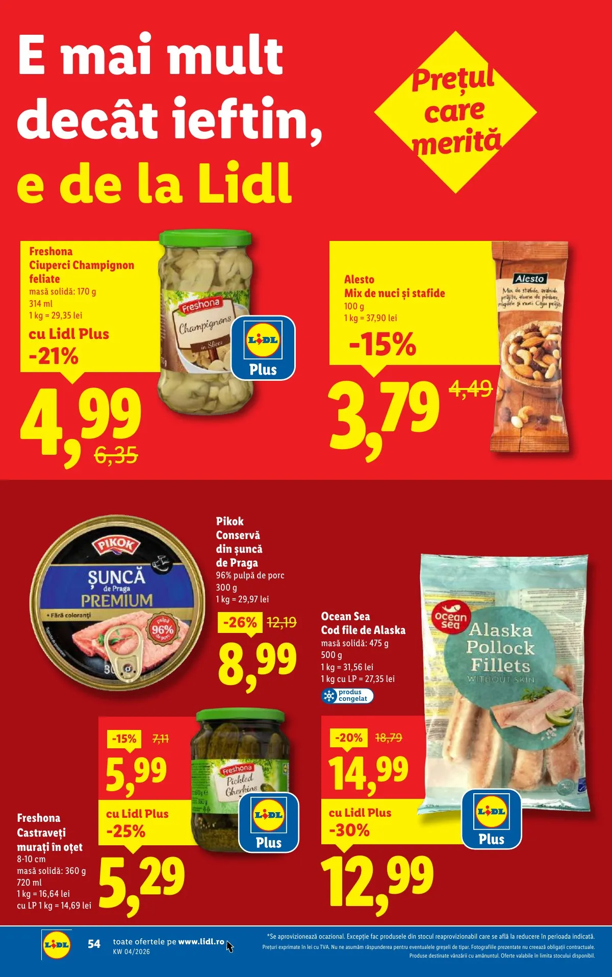 Lidl akciós újság Románia 01.19–01.25 – 54. oldal