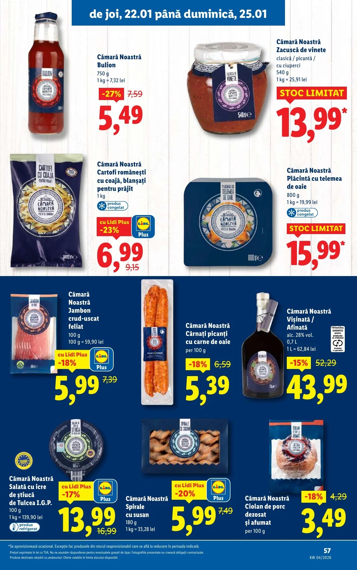 Lidl akciós újság Románia 01.19–01.25 – 57. oldal