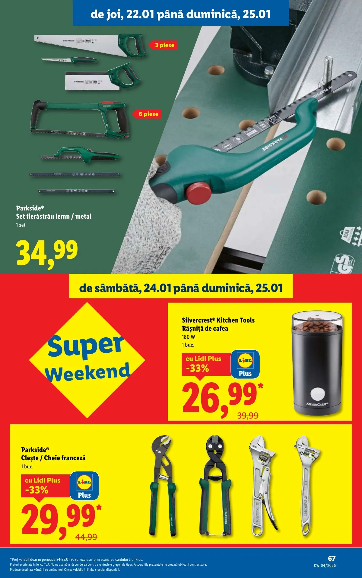 Lidl akciós újság Románia 01.19–01.25 – 67. oldal