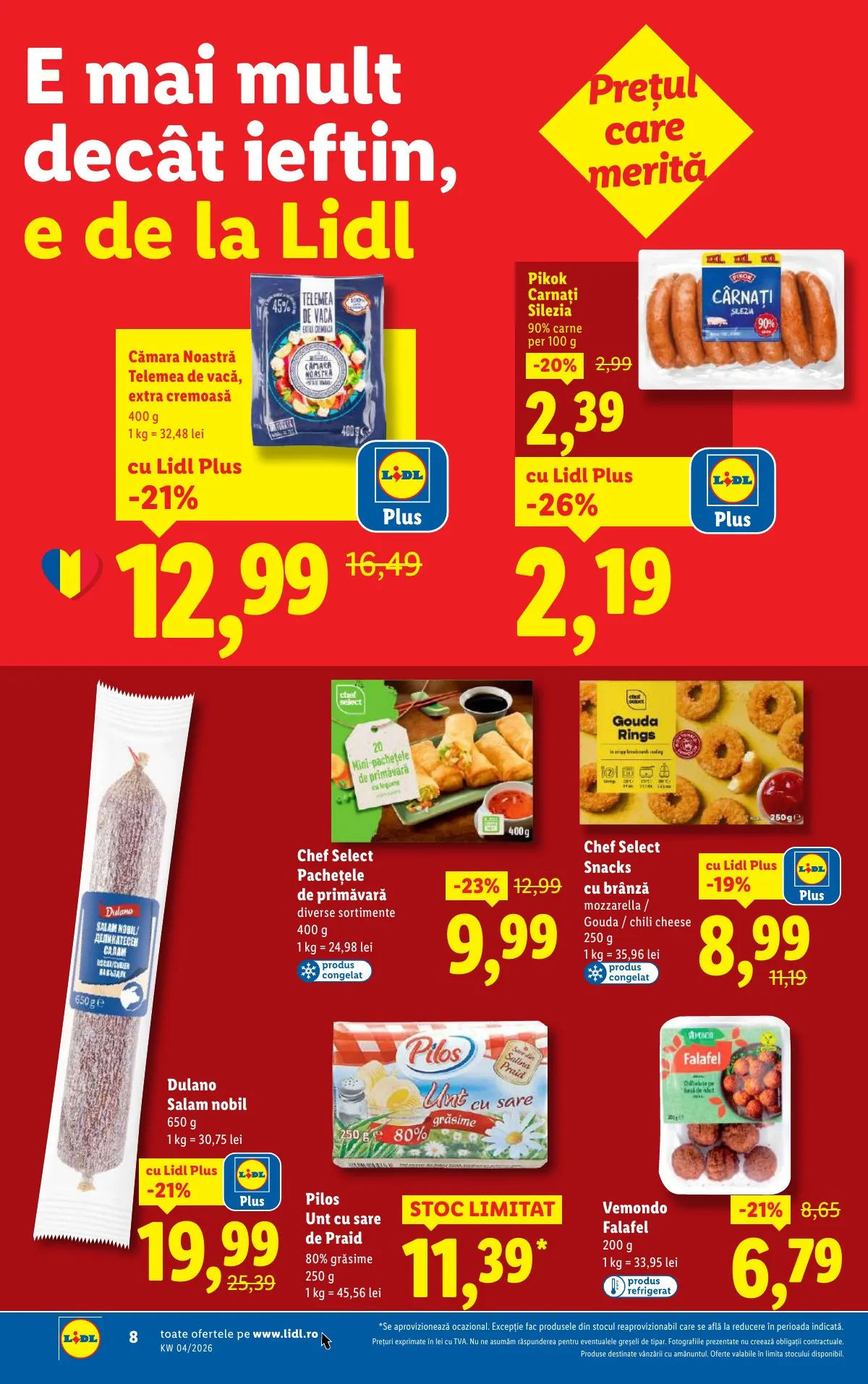 Lidl akciós újság Románia 01.19–01.25 – 8. oldal