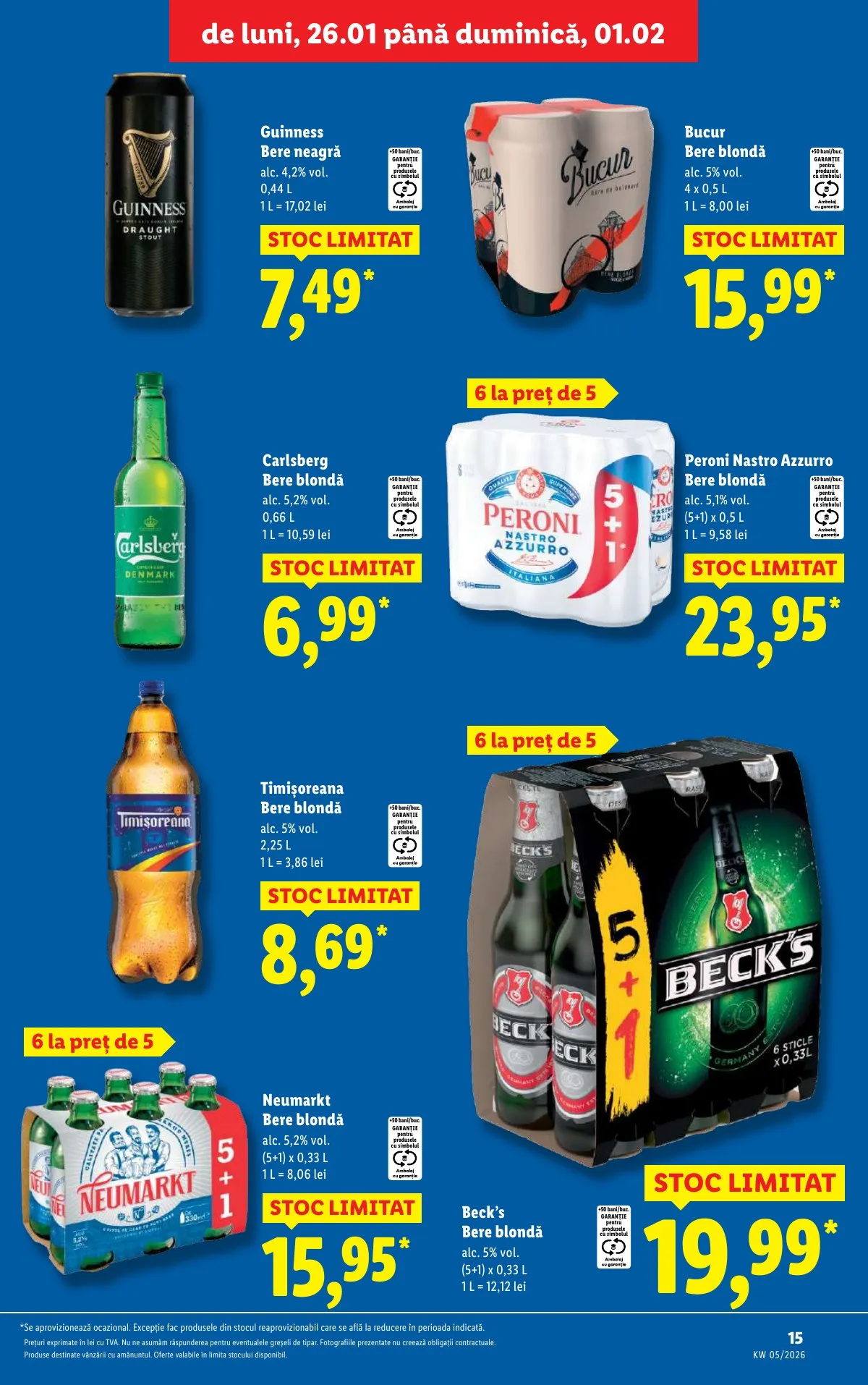 Lidl akciós újság Románia 01.26–02.01 – 15. oldal
