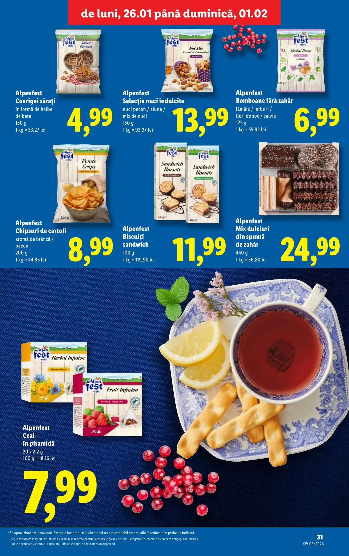 Lidl akciós újság Románia 01.26–02.01 – 31. oldal