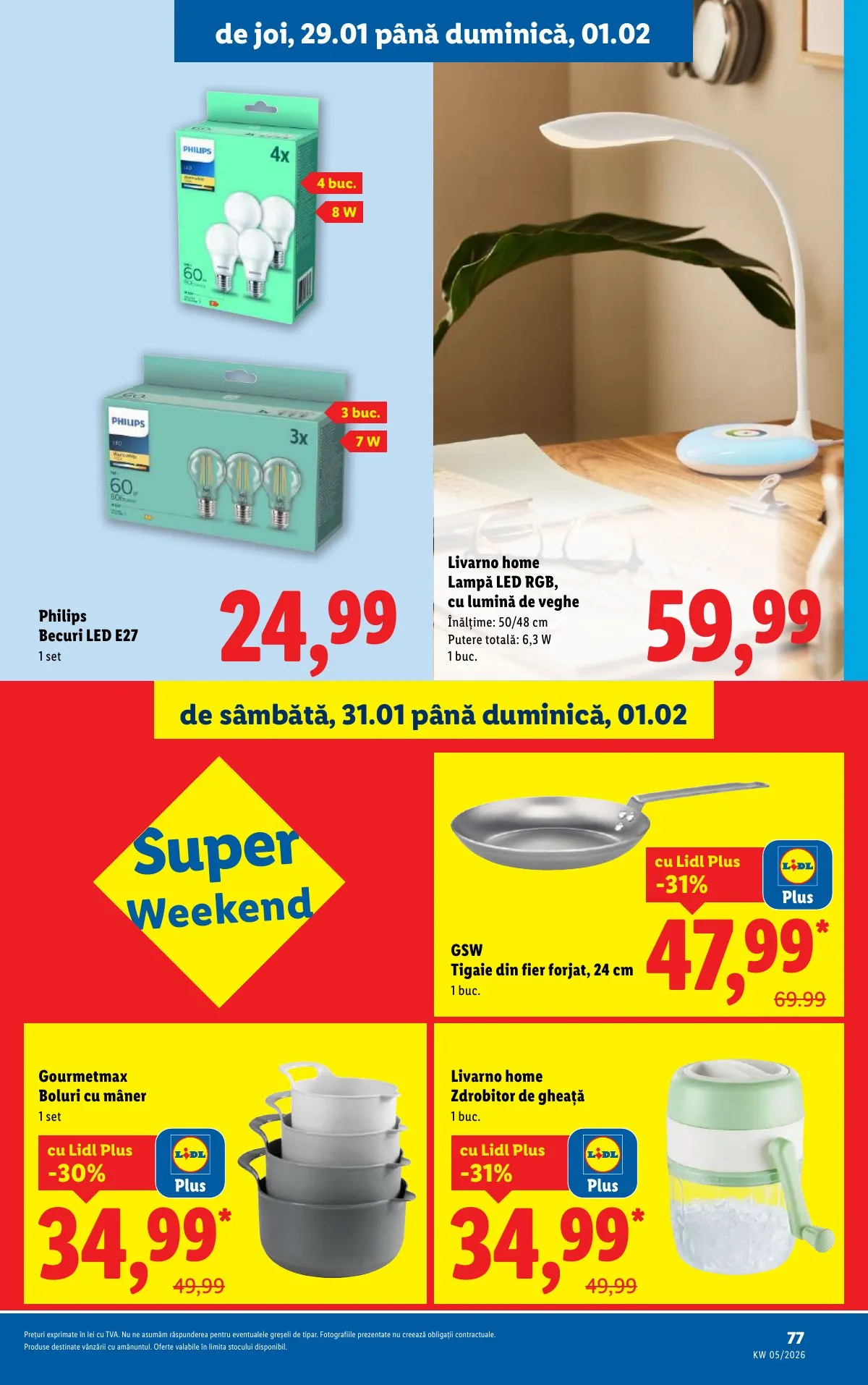 Lidl akciós újság Románia 01.26–02.01 – 77. oldal