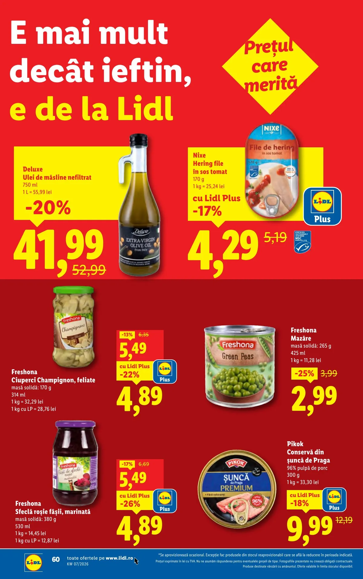 Lidl akciós újság Románia 02.09–02.15 – 60. oldal