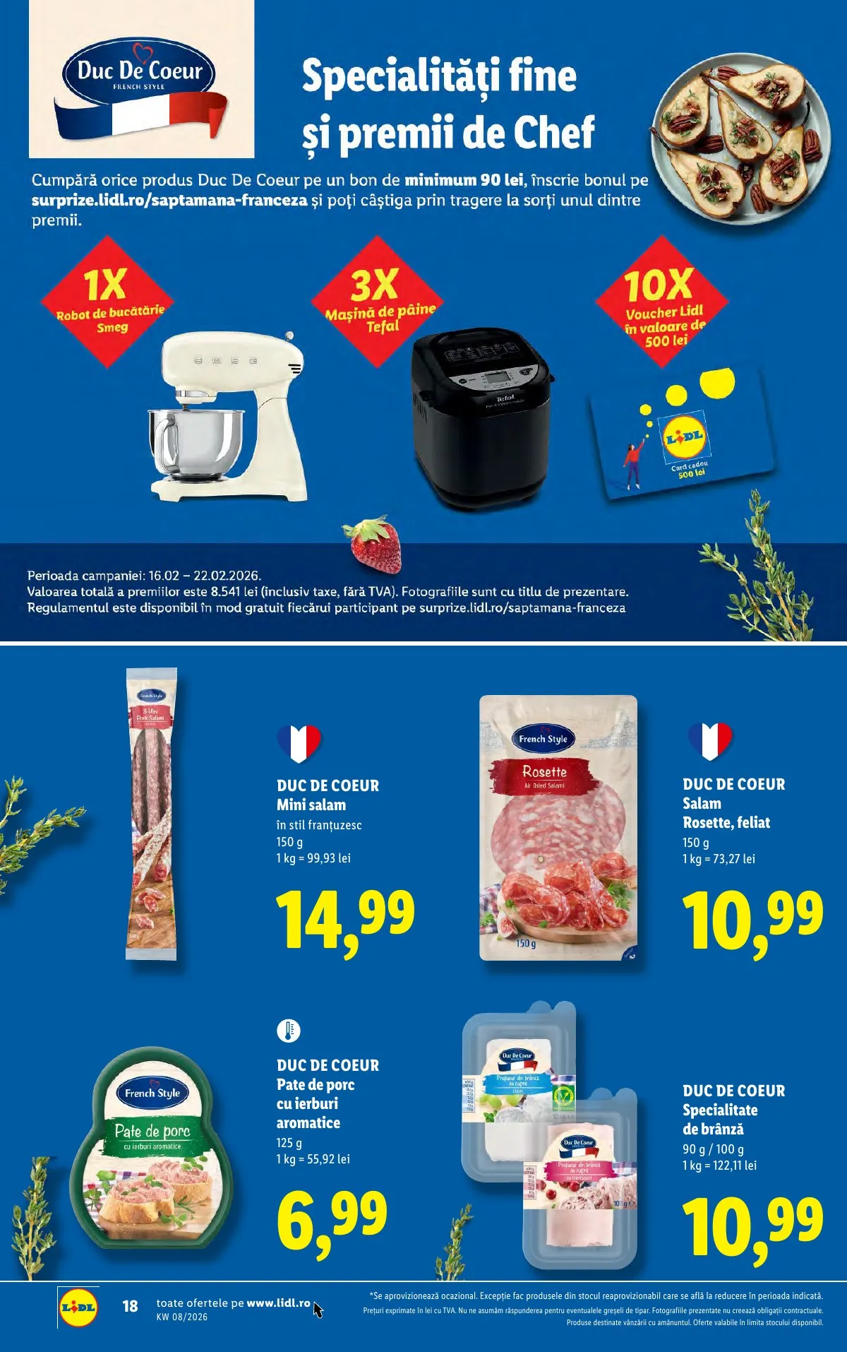 Lidl akciós újság Románia 02.16–02.22 – 18. oldal