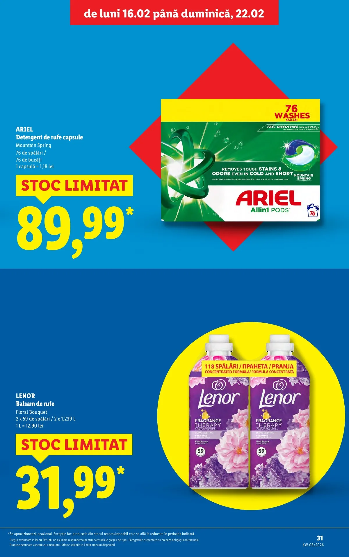 Lidl akciós újság Románia 02.16–02.22 – 31. oldal