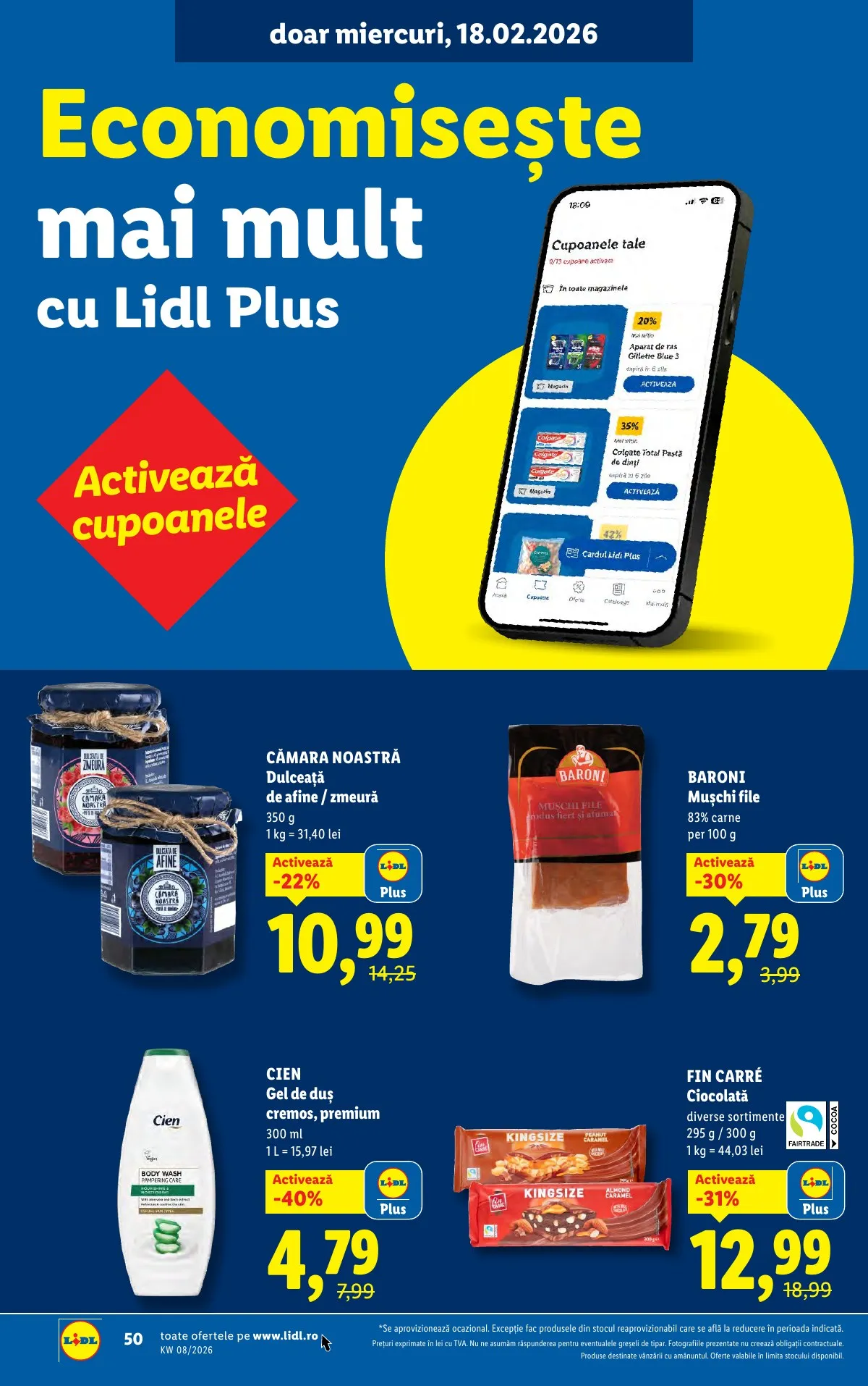 Lidl akciós újság Románia 02.16–02.22 – 50. oldal