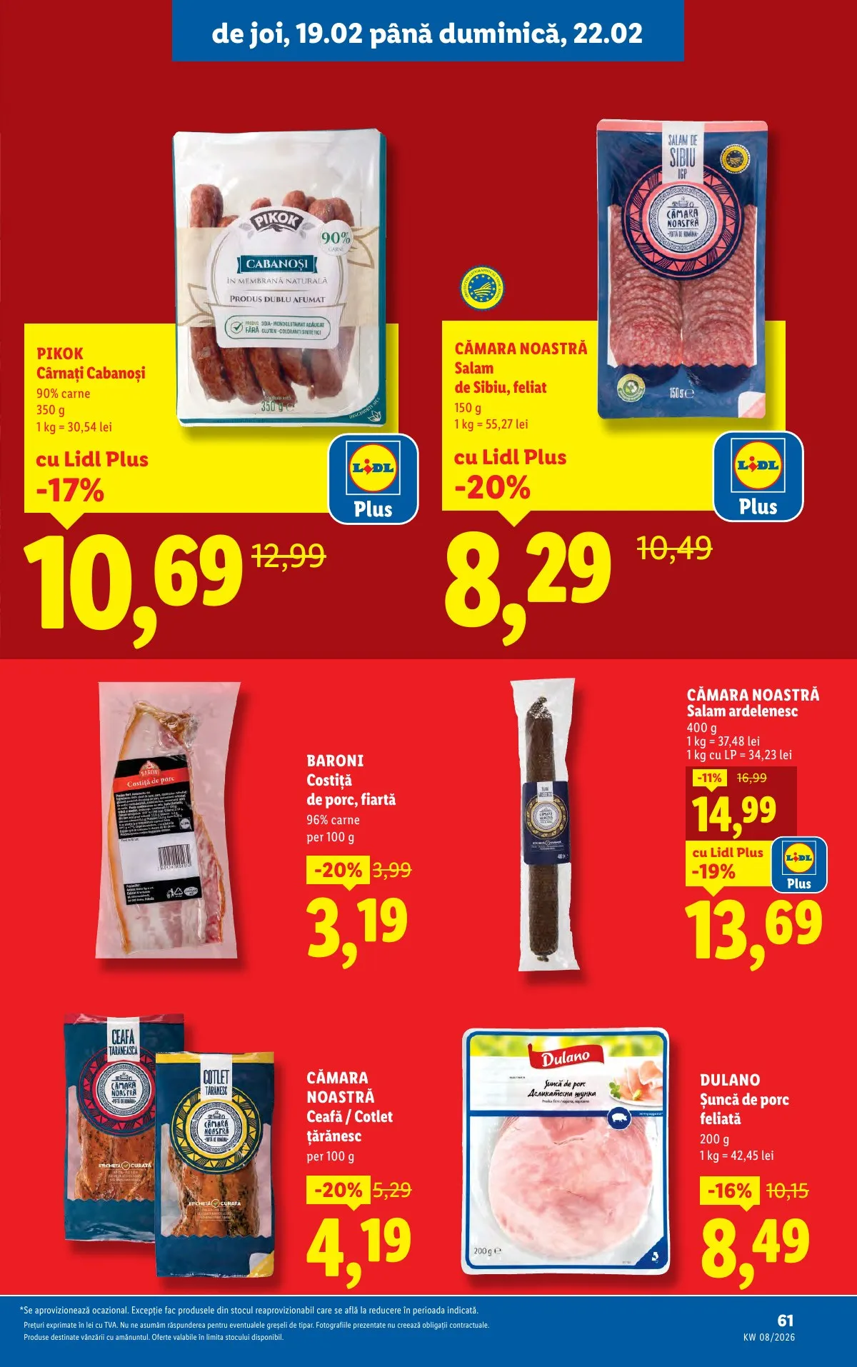 Lidl akciós újság Románia 02.16–02.22 – 61. oldal