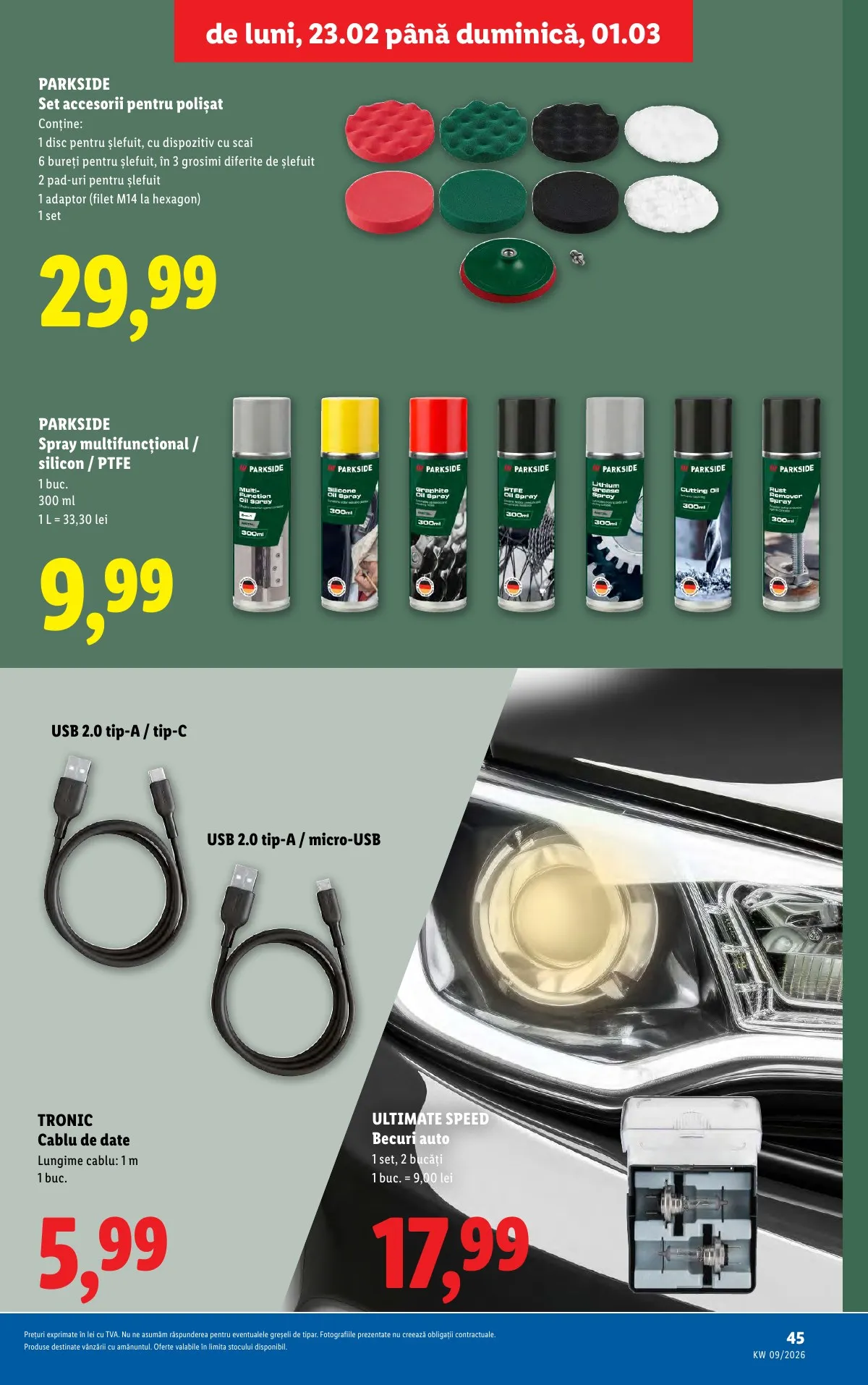 Lidl akciós újság Románia 02.23–03.01 – 45. oldal