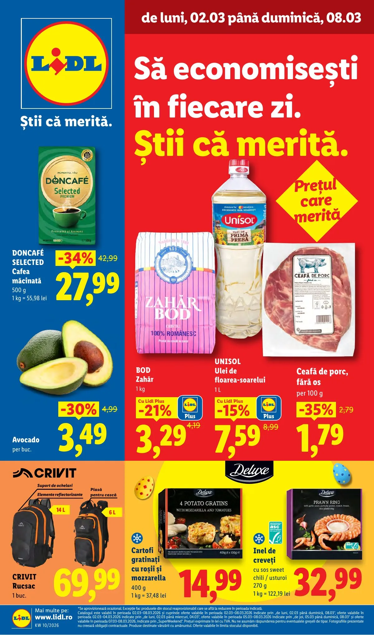 Lidl akciós újság Románia 03.02–03.08