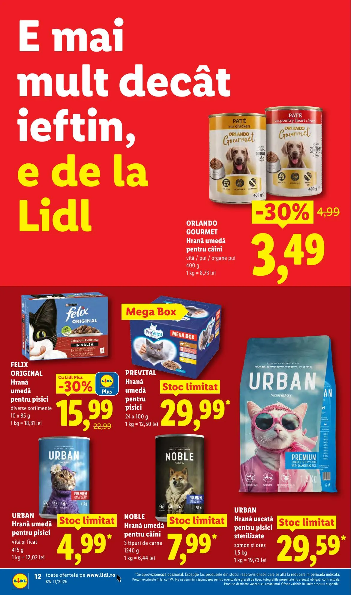 Lidl akciós újság Románia 03.09–03.15 – 12. oldal