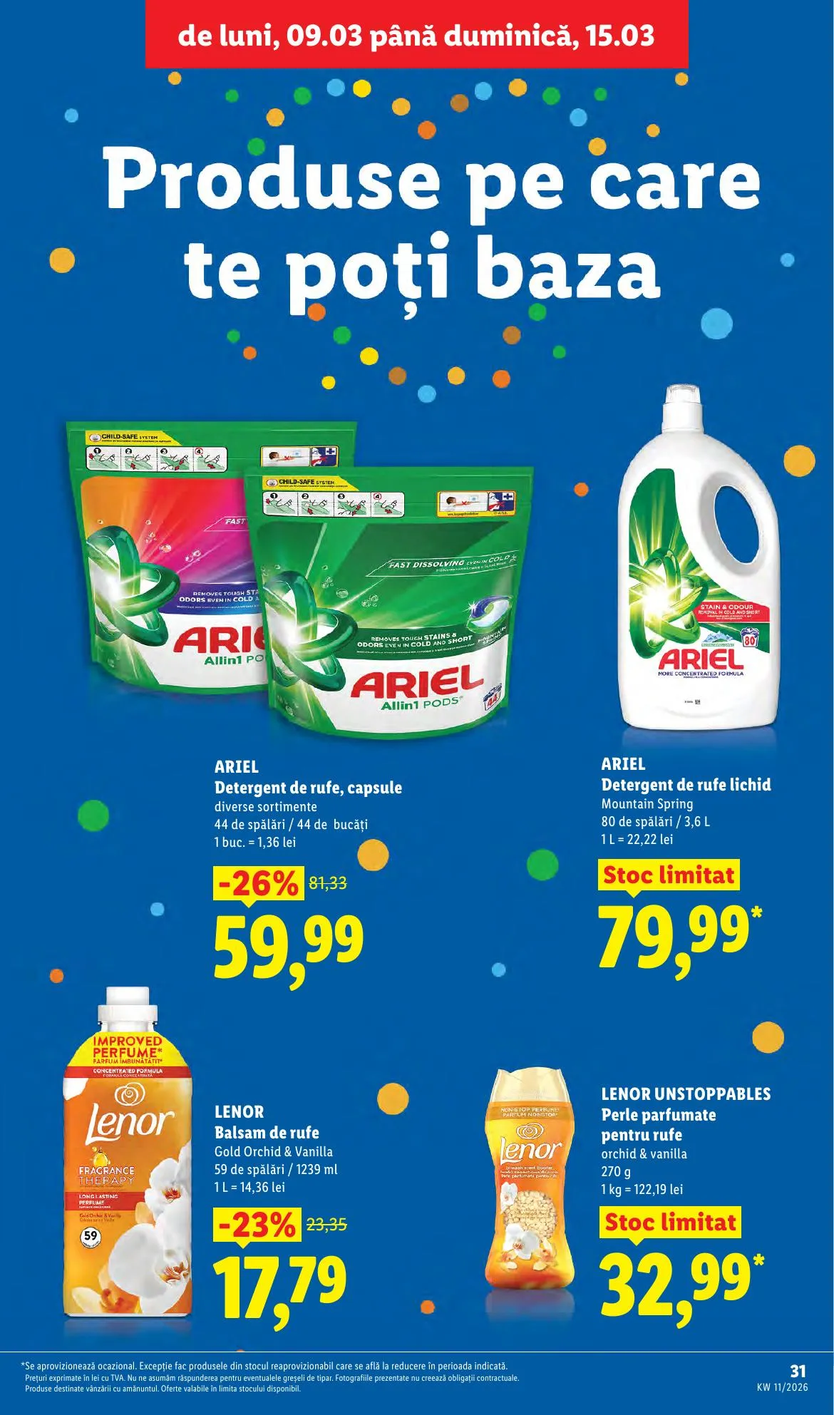 Lidl akciós újság Románia 03.09–03.15 – 31. oldal