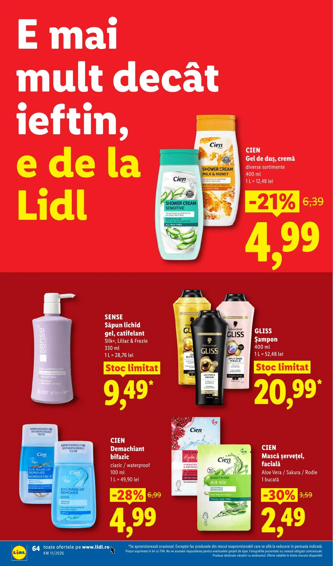 Lidl akciós újság Románia 03.09–03.15 – 64. oldal
