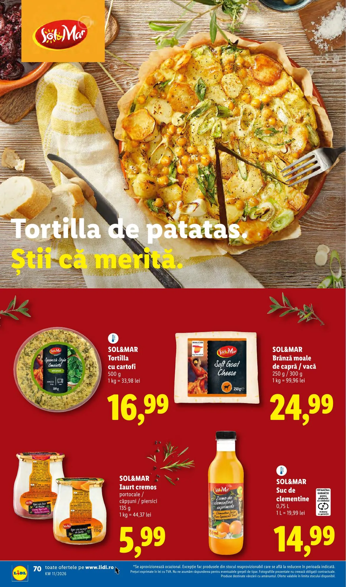Lidl akciós újság Románia 03.09–03.15 – 70. oldal