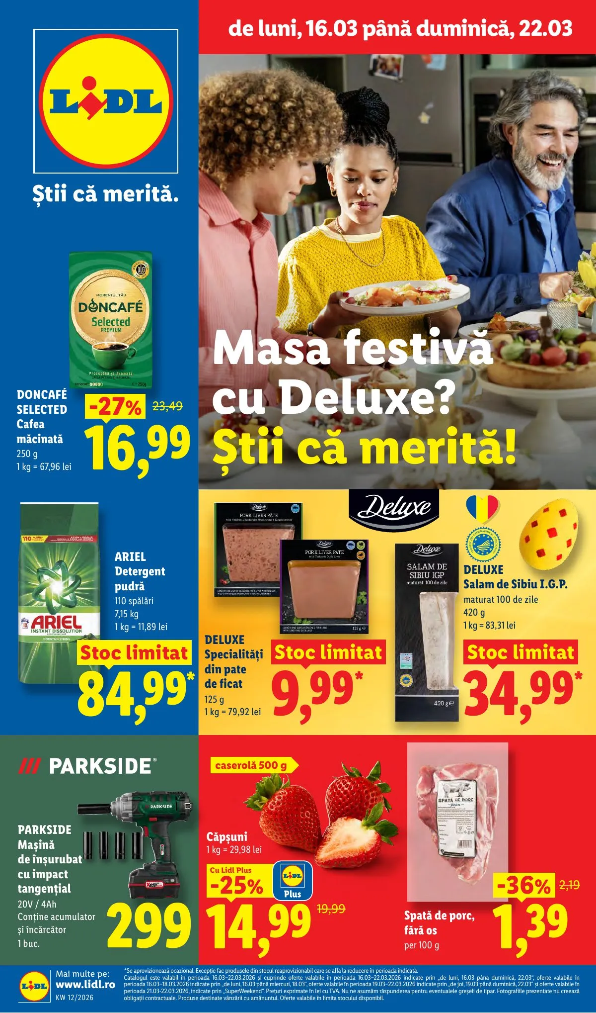 Lidl akciós újság Románia 03.16–03.22
