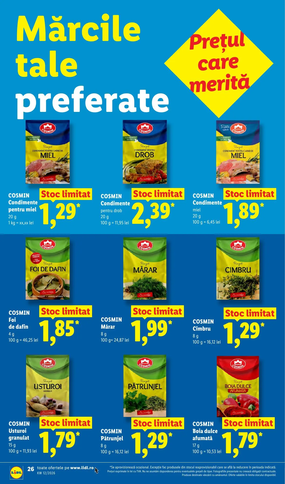 Lidl akciós újság Románia 03.16–03.22 – 26. oldal
