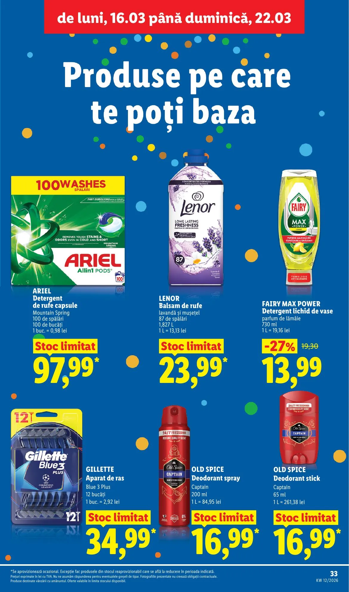 Lidl akciós újság Románia 03.16–03.22 – 33. oldal