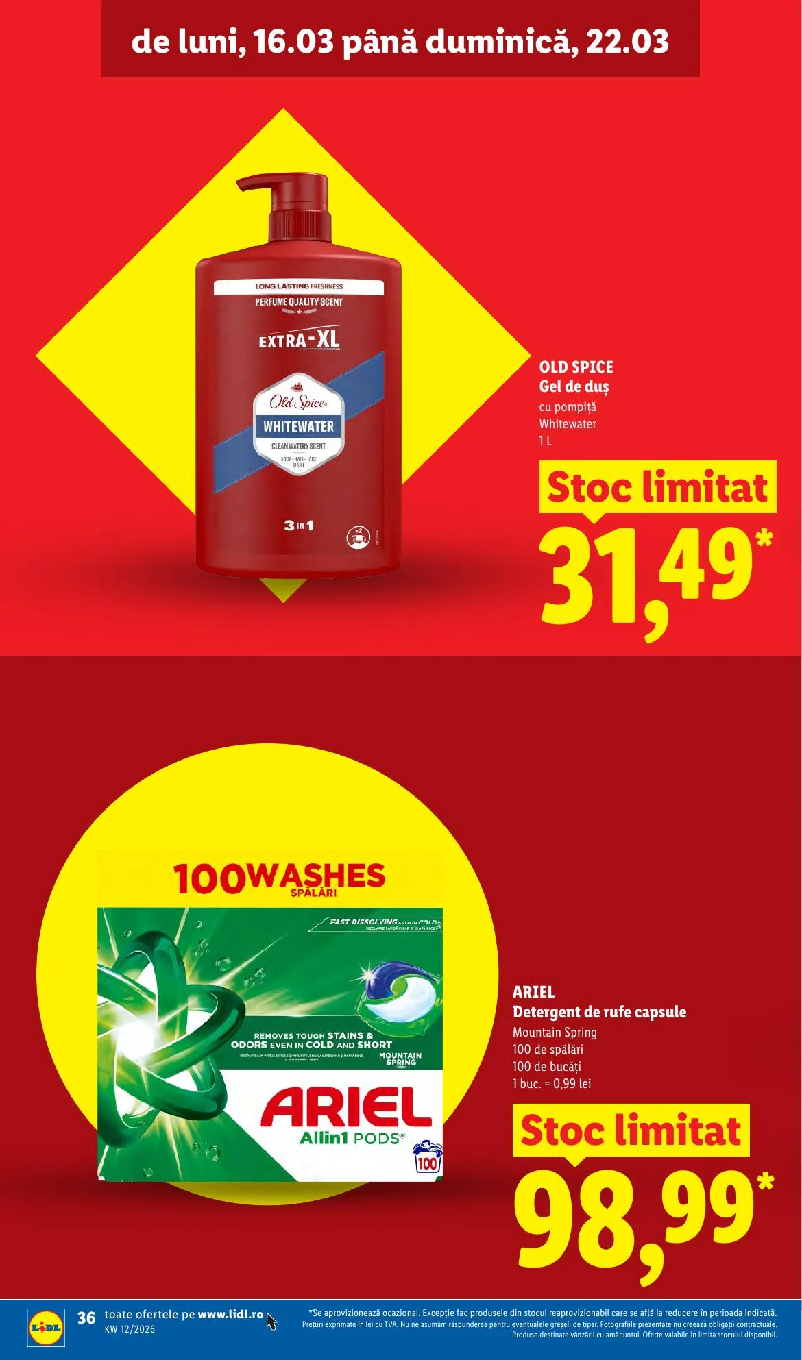 Lidl akciós újság Románia 03.16–03.22 – 36. oldal