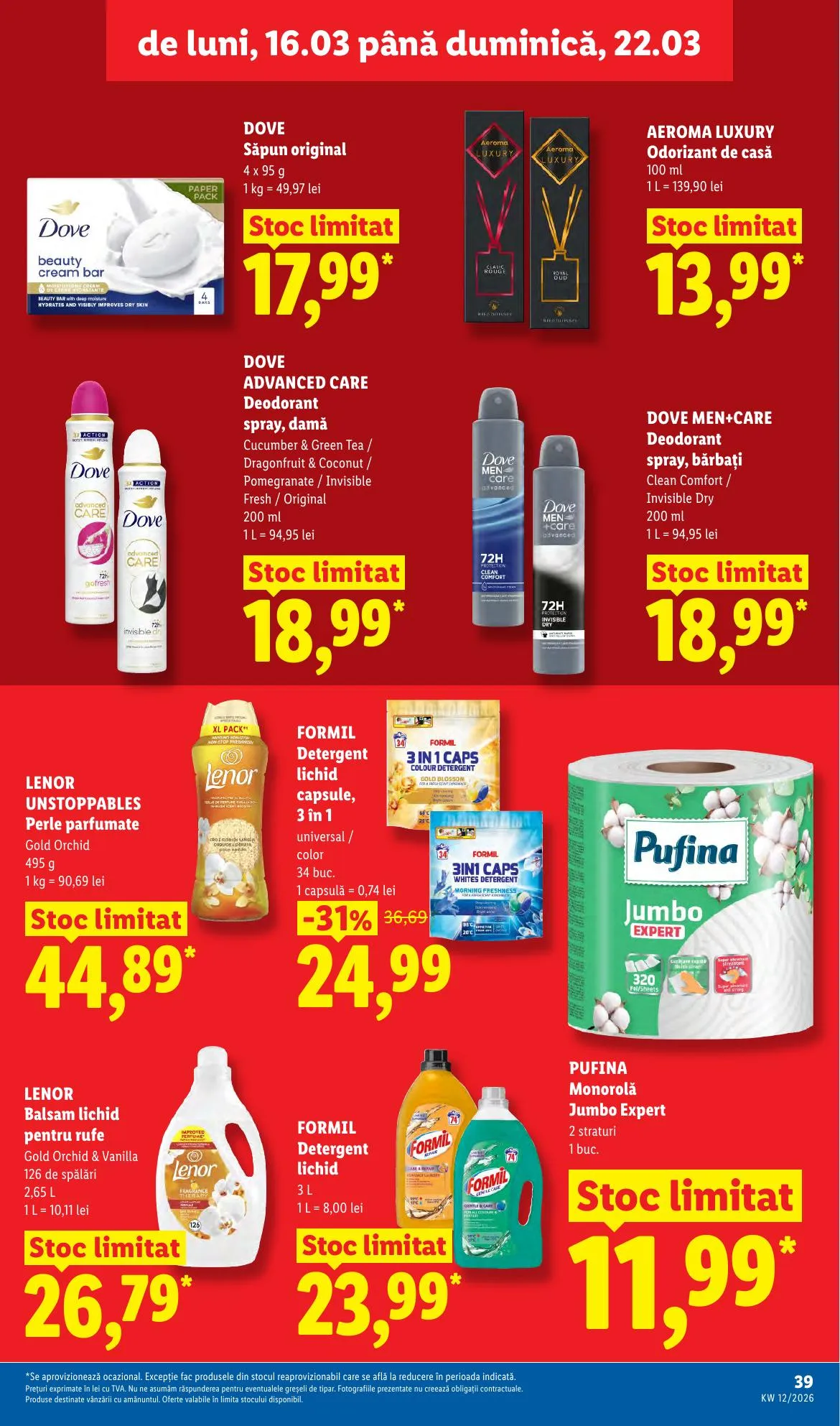Lidl akciós újság Románia 03.16–03.22 – 39. oldal