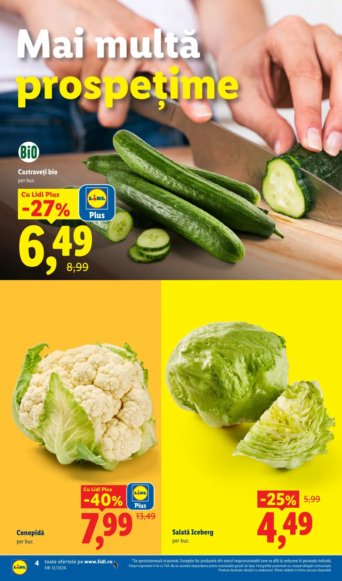 Lidl akciós újság Románia 03.16–03.22 – 4. oldal