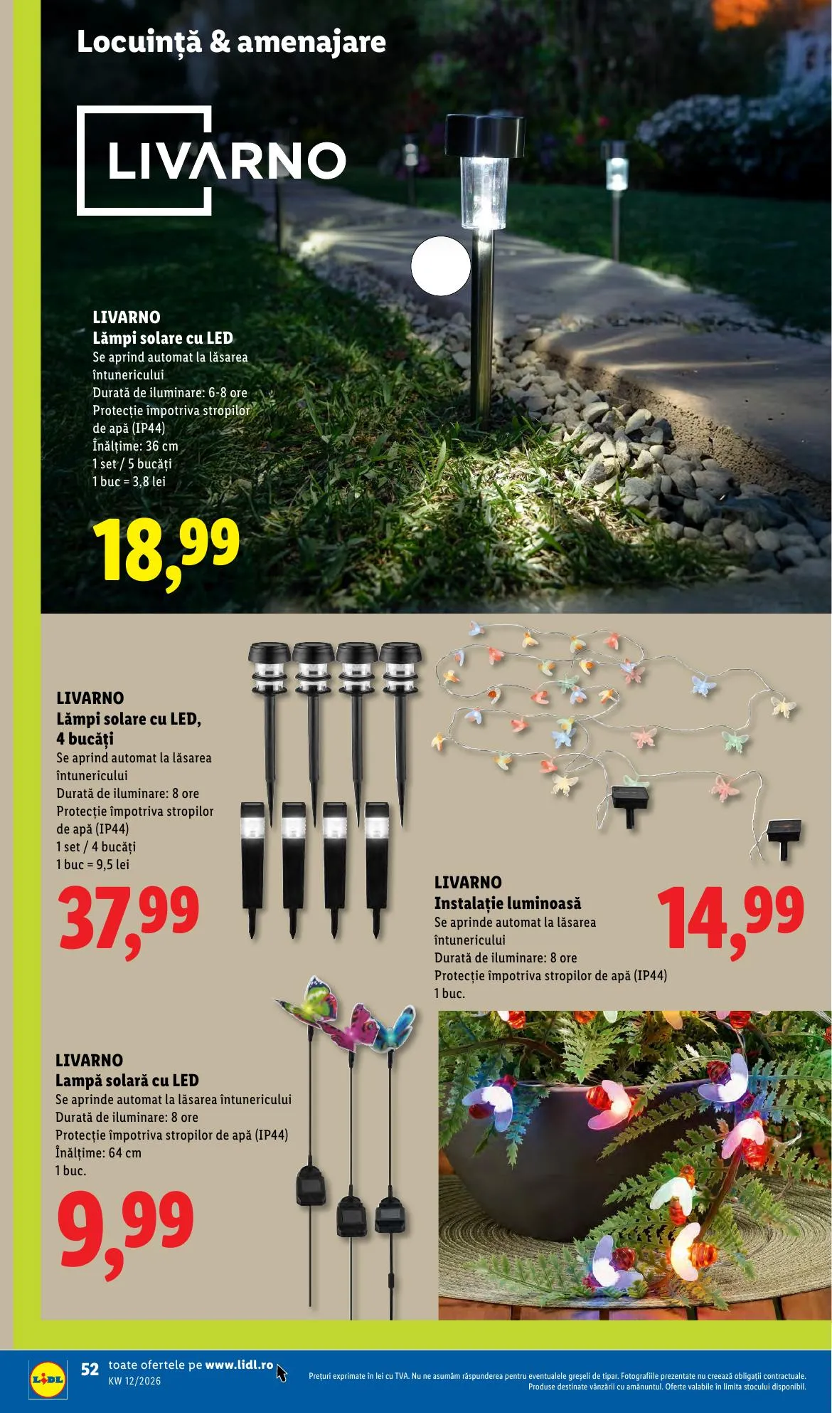 Lidl akciós újság Románia 03.16–03.22 – 52. oldal