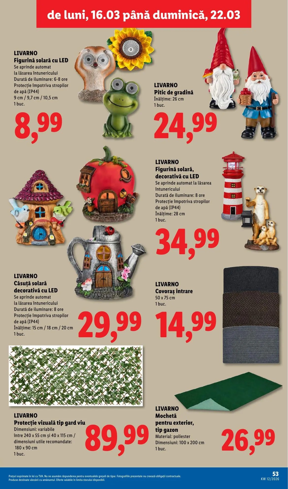 Lidl akciós újság Románia 03.16–03.22 – 53. oldal