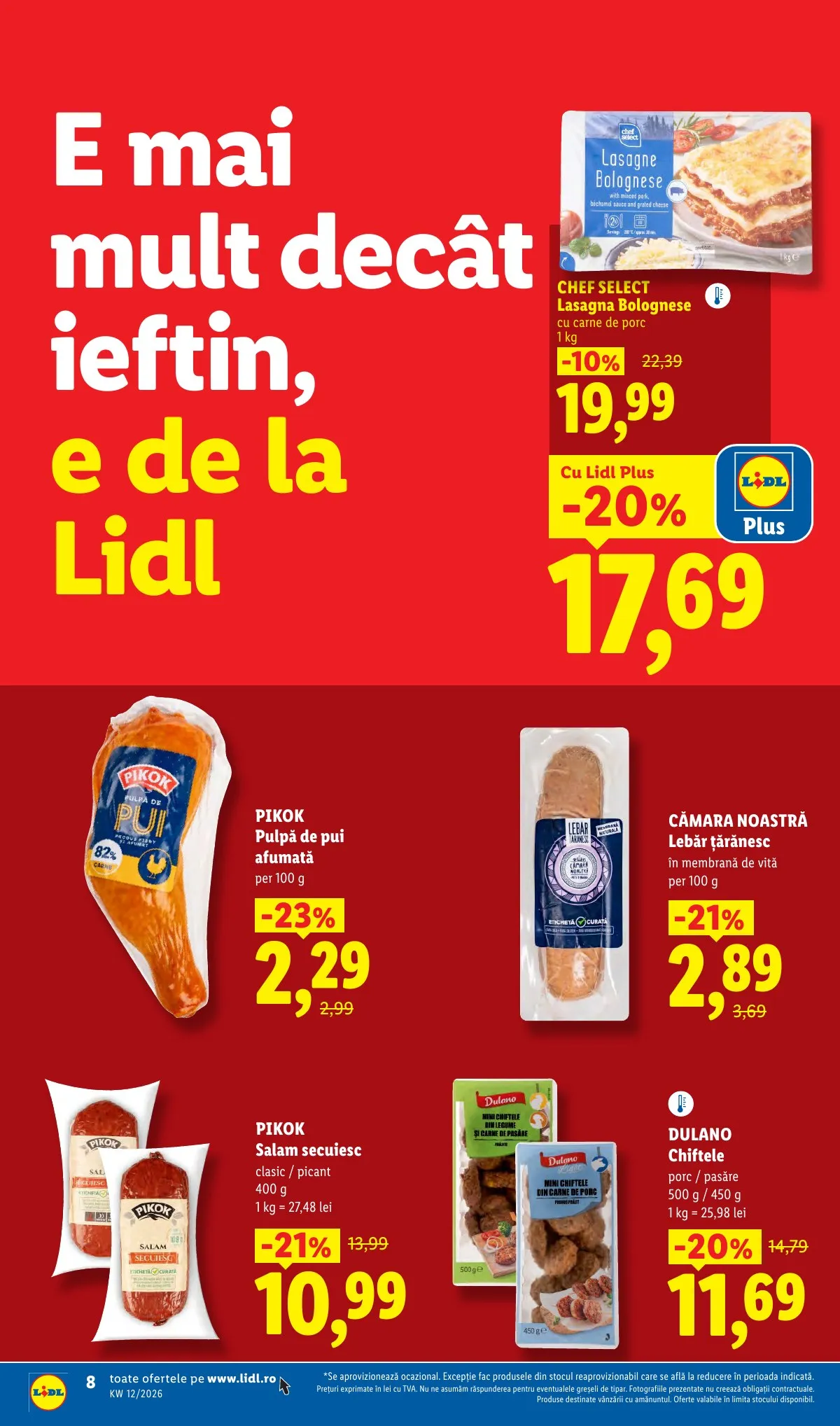 Lidl akciós újság Románia 03.16–03.22 – 8. oldal