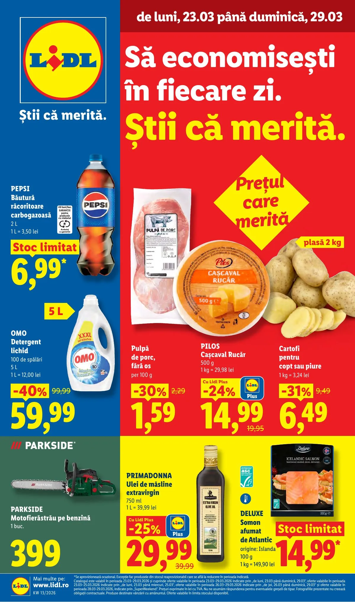 Lidl akciós újság Románia 03.23–03.29