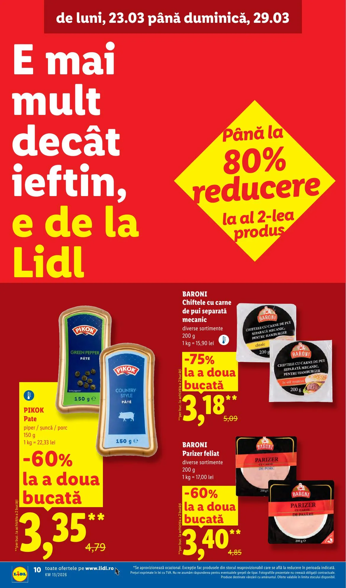 Lidl akciós újság Románia 03.23–03.29 – 10. oldal