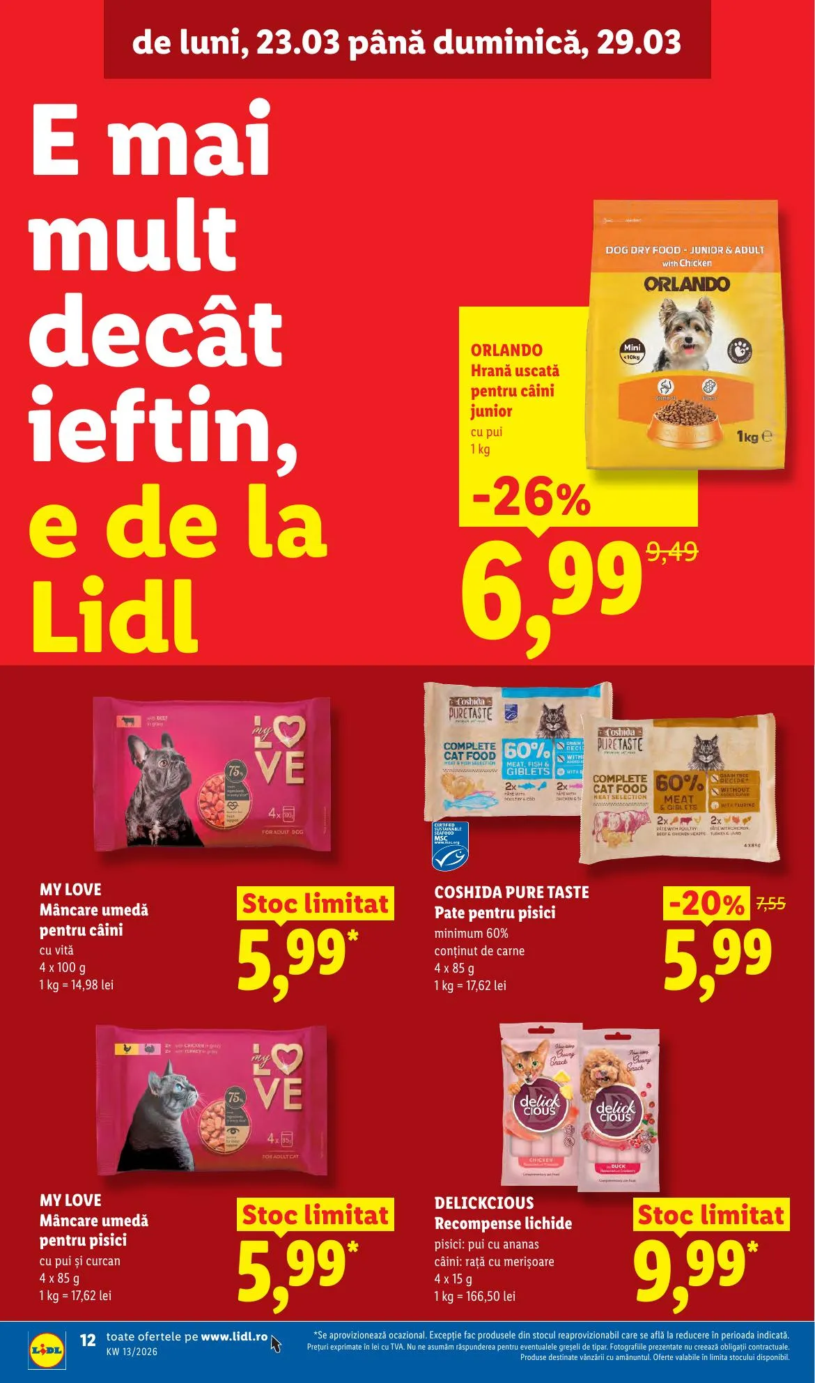 Lidl akciós újság Románia 03.23–03.29 – 12. oldal