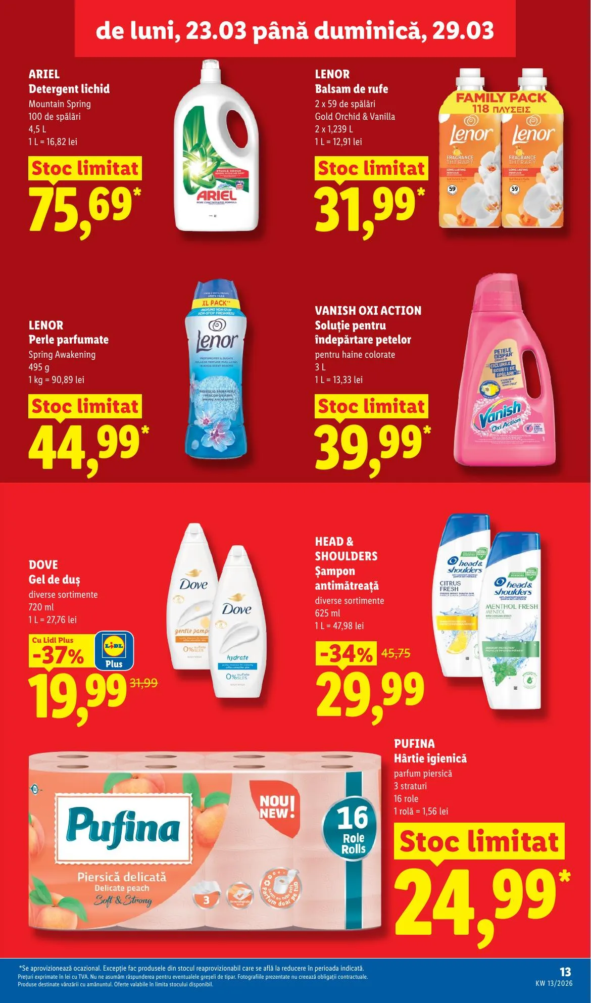 Lidl akciós újság Románia 03.23–03.29 – 13. oldal