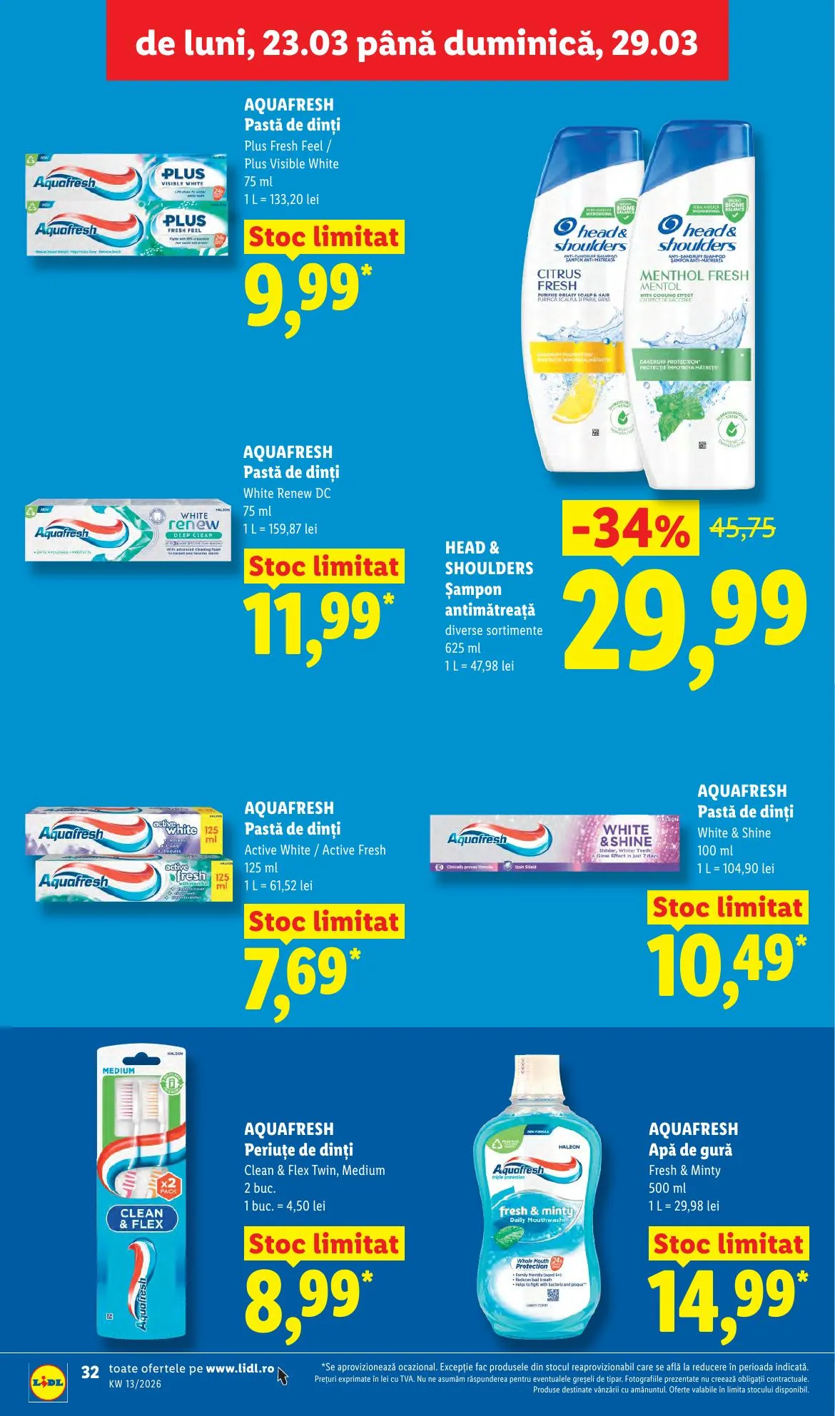 Lidl akciós újság Románia 03.23–03.29 – 32. oldal