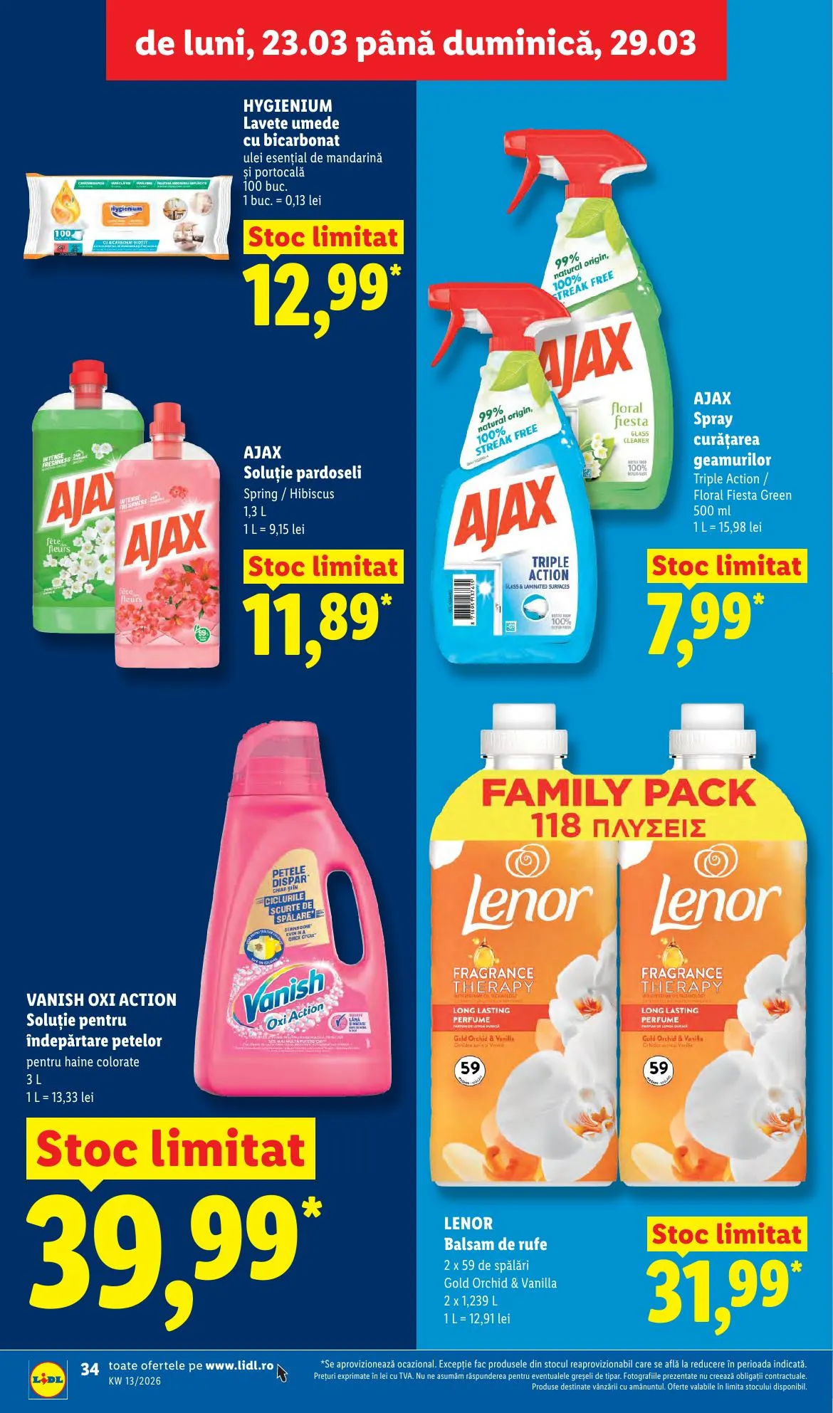 Lidl akciós újság Románia 03.23–03.29 – 34. oldal