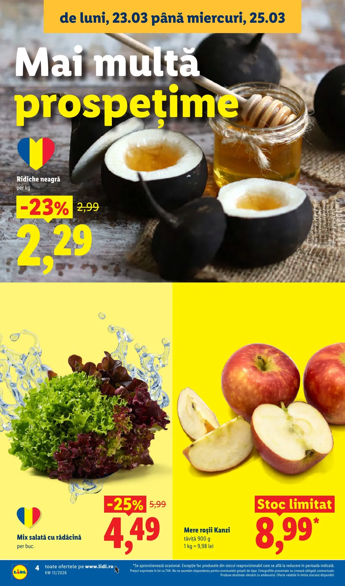 Lidl akciós újság Románia 03.23–03.29 – 4. oldal